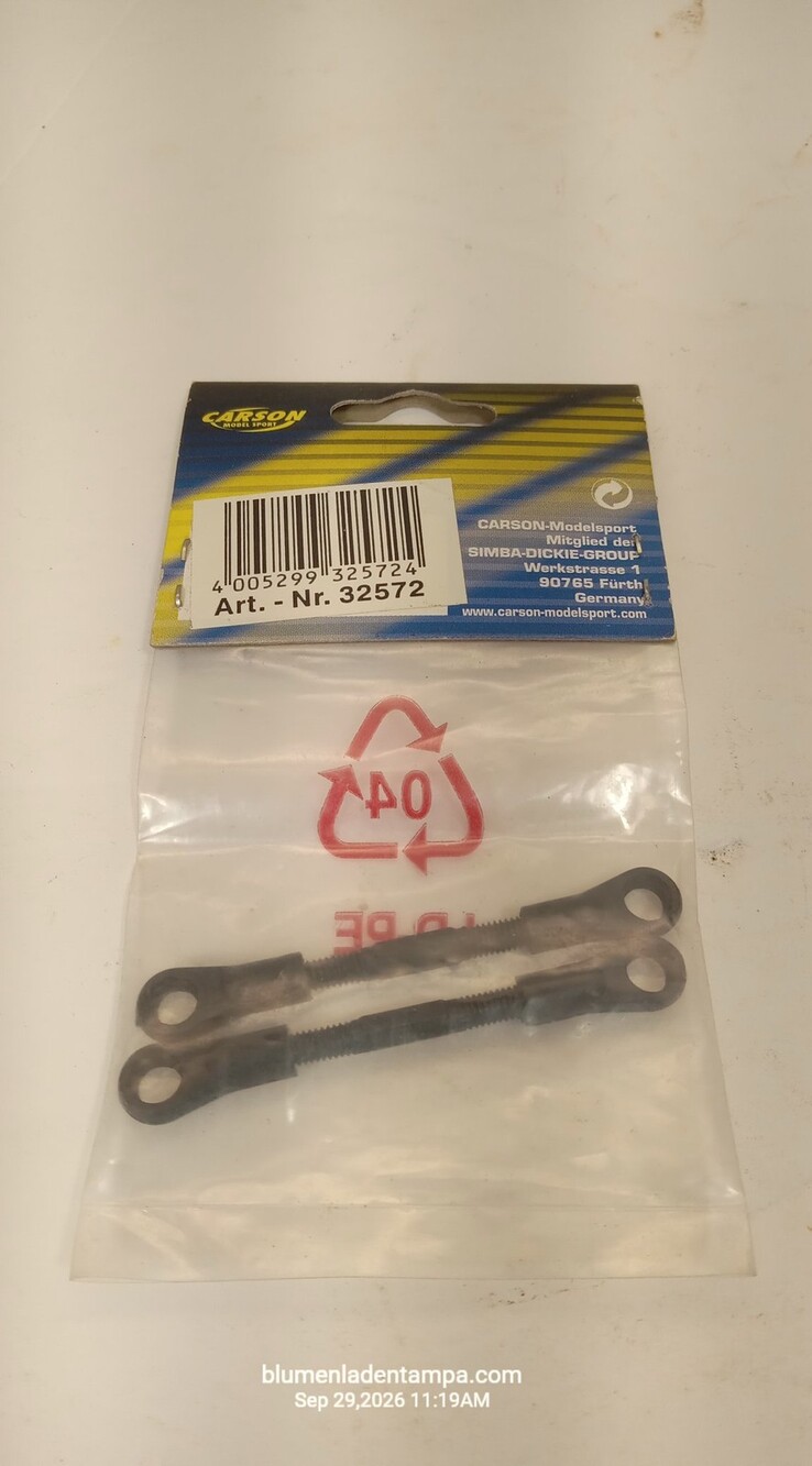 Carson Model Sport RC Tie Rods Set 1:10 Spares Art. Nr. 32572 New